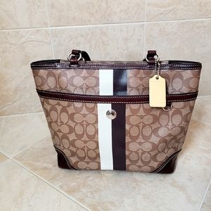 Coach Brown Leather Tote